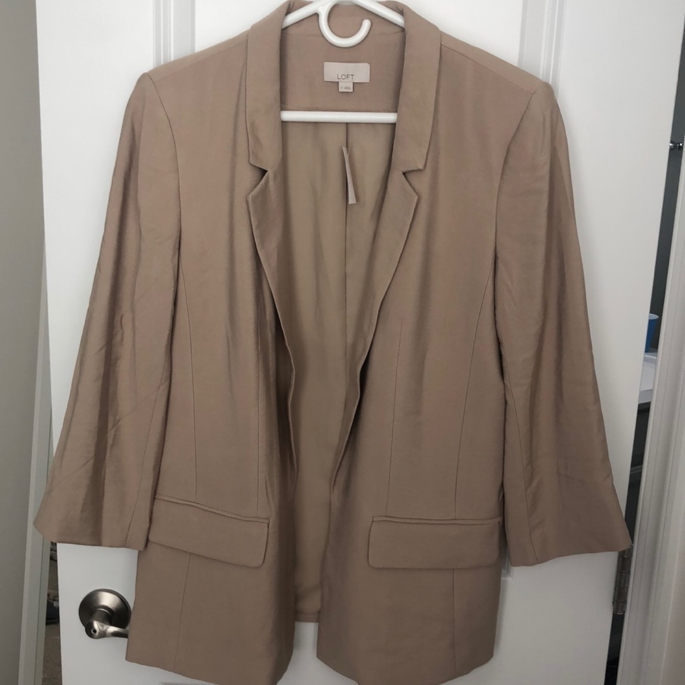 BNWT loft camel blazer